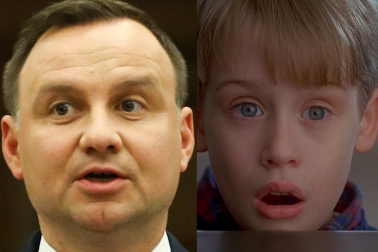Andrzej Duda sam w Chicago