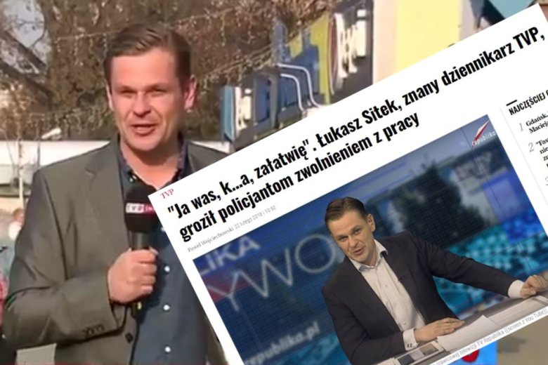 Łukasz Sitek przed i po.