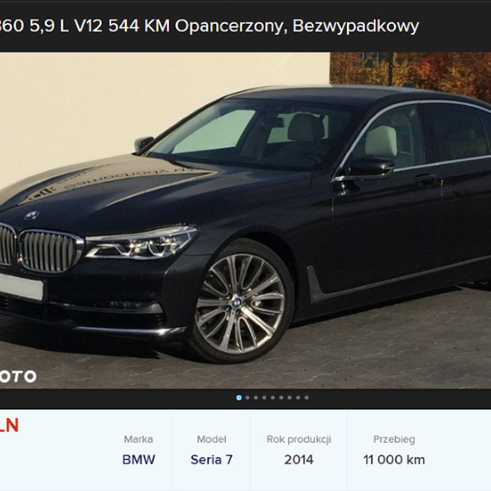 Zaskakujaca Oferta Na Otomoto Pancerne Bmw Bezwypadkowe Niski Przebieg Nieklepane Aszdziennik Pl